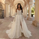 Custom Fit Lace Strapless Bridal Dress