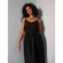 Elegant Cotton Suspender Dress: Mori Style Elegance Dress