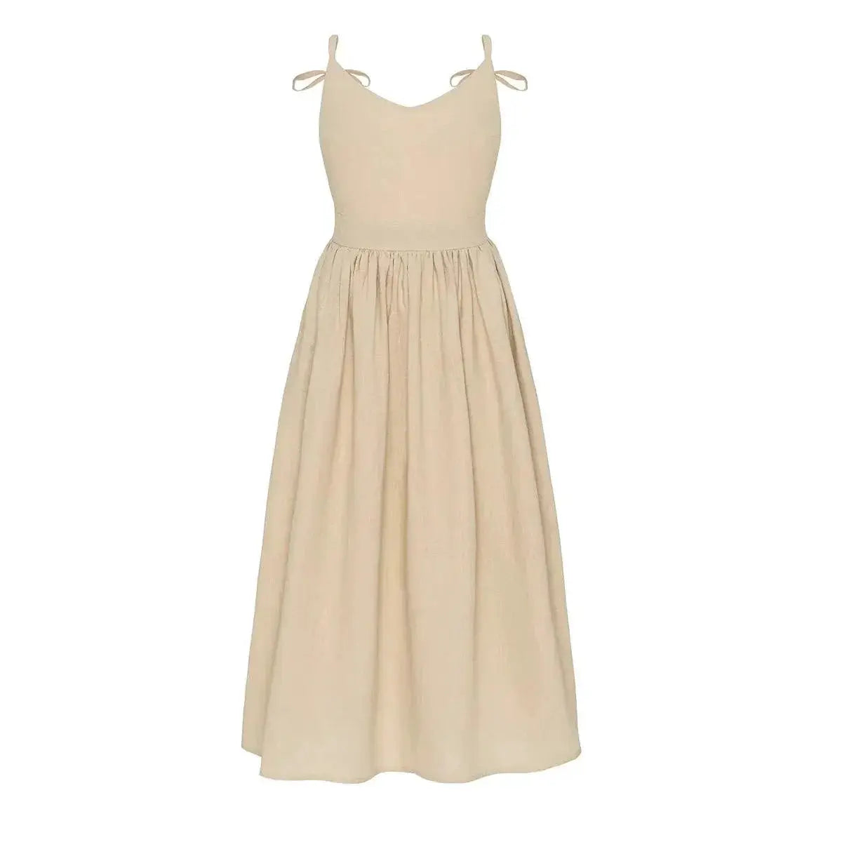 Elegant Cotton Suspender Dress Mori Style Mori Girl Backless