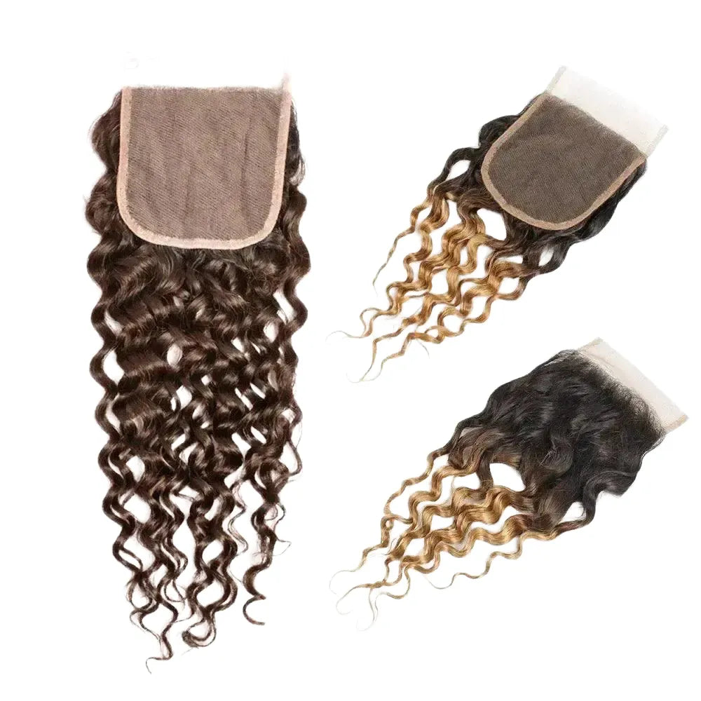 Lace Closure for Wigs Natural Look — Black 4x1 T Lace