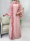 Elegant Dubai Style Abaya Dress with Exquisite Embroidery
