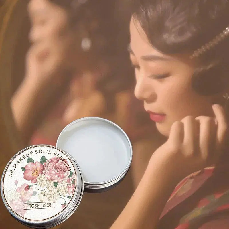 Elegant Female Solid Perfume Balm Luxe Aroma Deodorant Blend