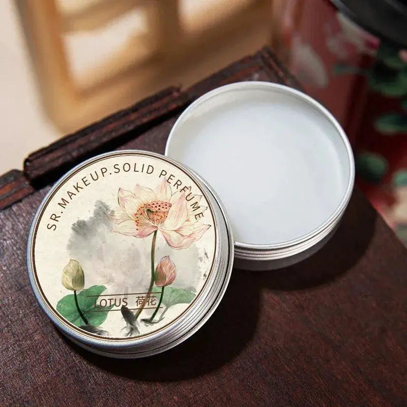 Elegant Female Solid Perfume Balm Luxe Aroma Deodorant Blend