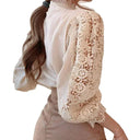 Elegant Floral Lace Blouse for Stylish Office Attire