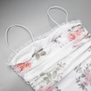 Elegant Floral Midi Dress Off-Shoulder Women's Fashion