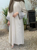 Elegant Abaya Dress With Belt For Events