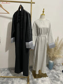 Elegant Abaya Dress With Belt For Events