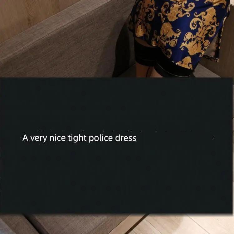 Elegant High Slit Cross Dresser Gown for Evening Event
