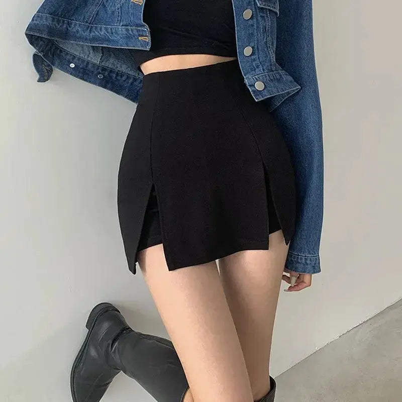 Elegant High Waist A Line Skirt For Summer Fashion Statement
