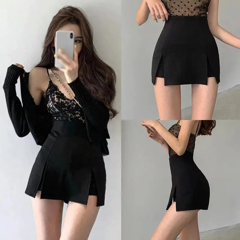 Elegant High Waist A Line Skirt For Summer Fashion Statement