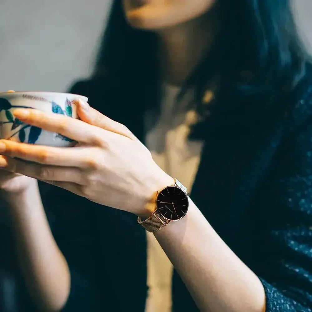 Elegant Japan Quartz Rose Gold Ladies Watch Luxury Timepiece - OurLum.com
