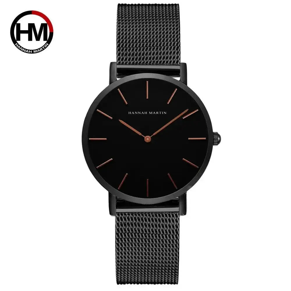Elegant Japan Quartz Rose Gold Ladies Watch Luxury Timepiece - OurLum.com