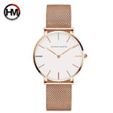 Elegant Japan Quartz Rose Gold Ladies Watch Luxury Timepiece