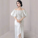 Flattering Lace Dress For Garden Parties
