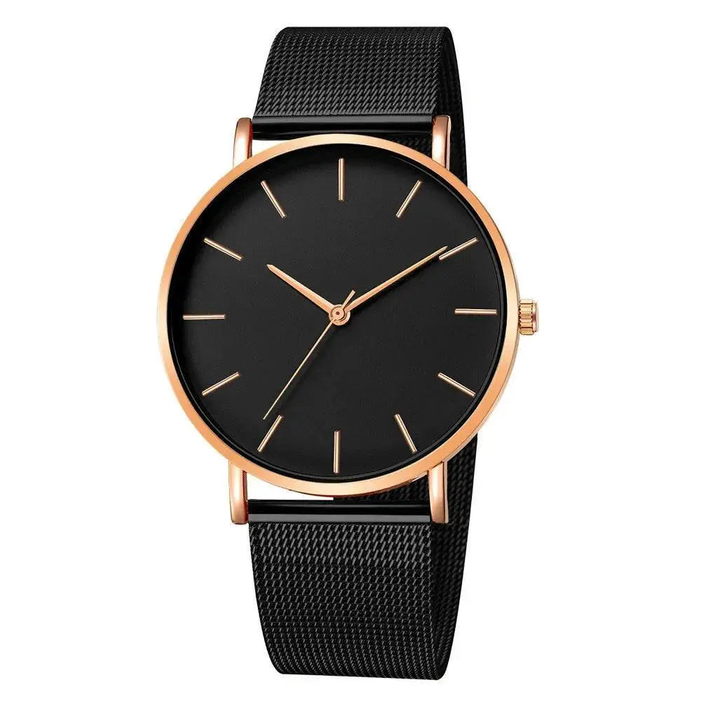 Elegant Mesh Belt Wristwatch For Fashion Enthusiasts Style
