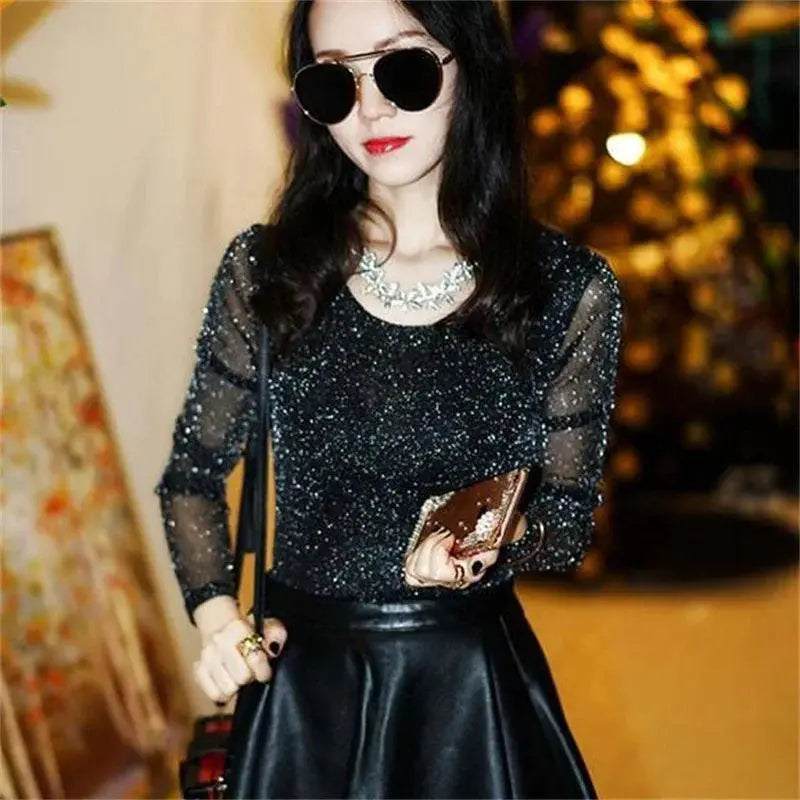 Elegant Mesh Blouse for Summer Style and Chic Comfort