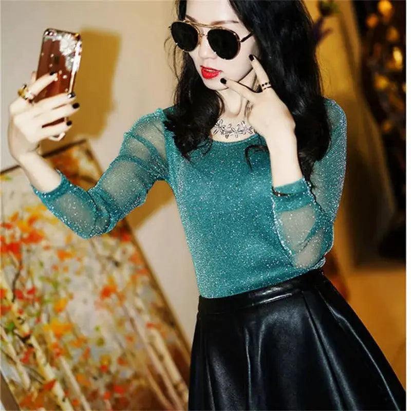 Elegant Mesh Blouse for Summer Style and Chic Comfort