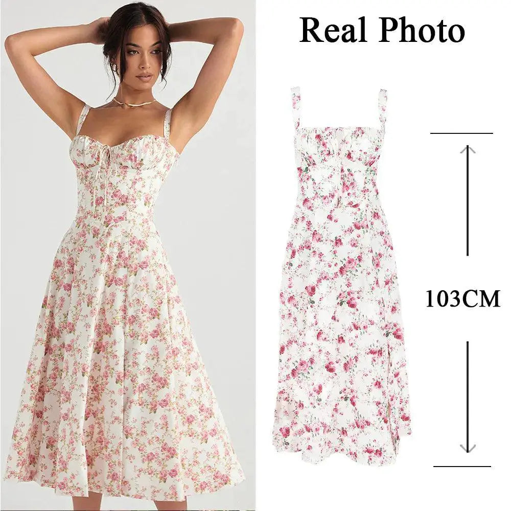 Elegant Midi Dress For Summer Style And Effortless Shine