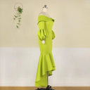 Elegant Off Shoulder Plus Size Party Dress Chic Glam Spring