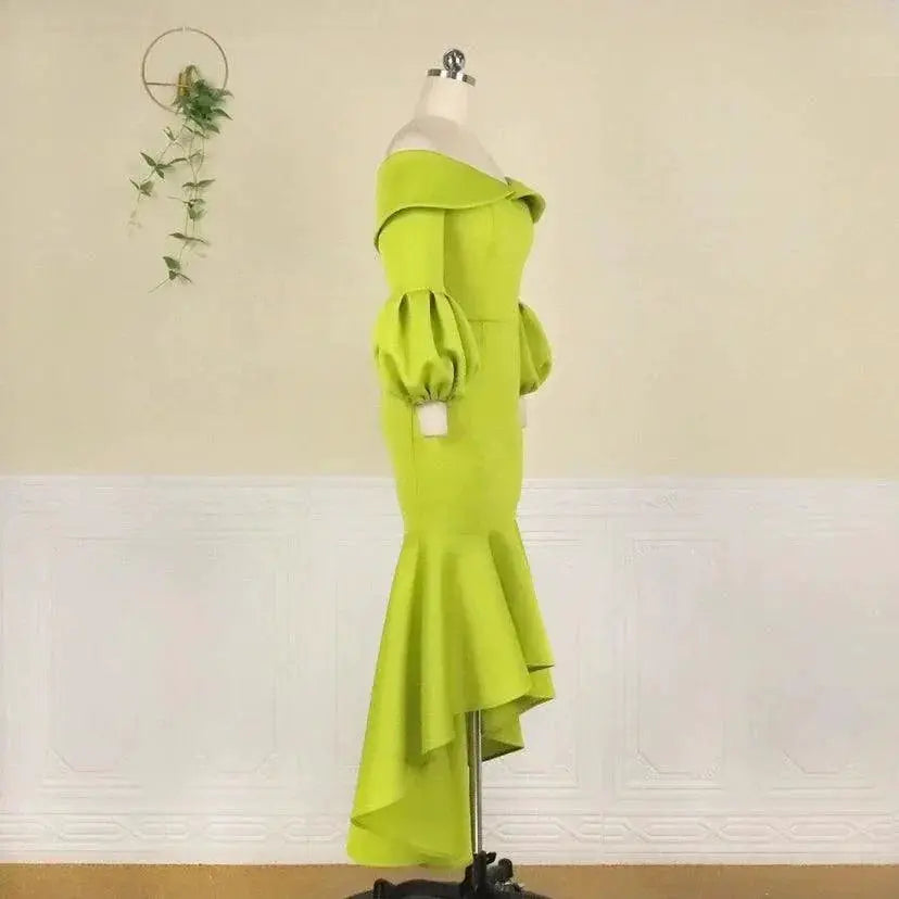 Elegant Off Shoulder Plus Size Party Dress Chic Glam Spring