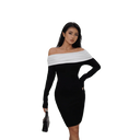 Elegant Off Shoulder Sexy Dress European Fusion Glam