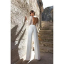 Elegant Open Back Jumpsuit for Weddings