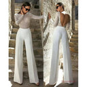 Elegant Open Back Jumpsuit for Weddings