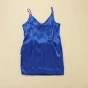 Elegant Plus Size Glossy Camisole Gown for Curvy Women