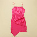 Elegant Plus Size Glossy Camisole Gown for Curvy Women