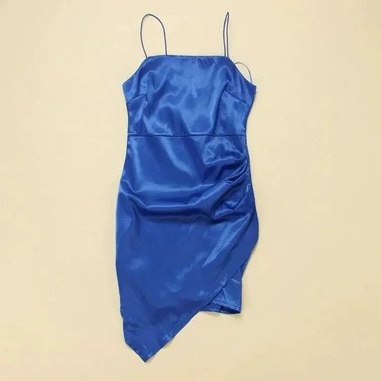 Elegant Plus Size Glossy Camisole Gown For Curvy Women