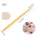 Elegant Precision Nail Art Brushes Set for Smooth Designs