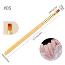 Elegant Precision Nail Art Brushes Set for Smooth Designs