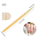 Elegant Precision Nail Art Brushes Set for Smooth Designs