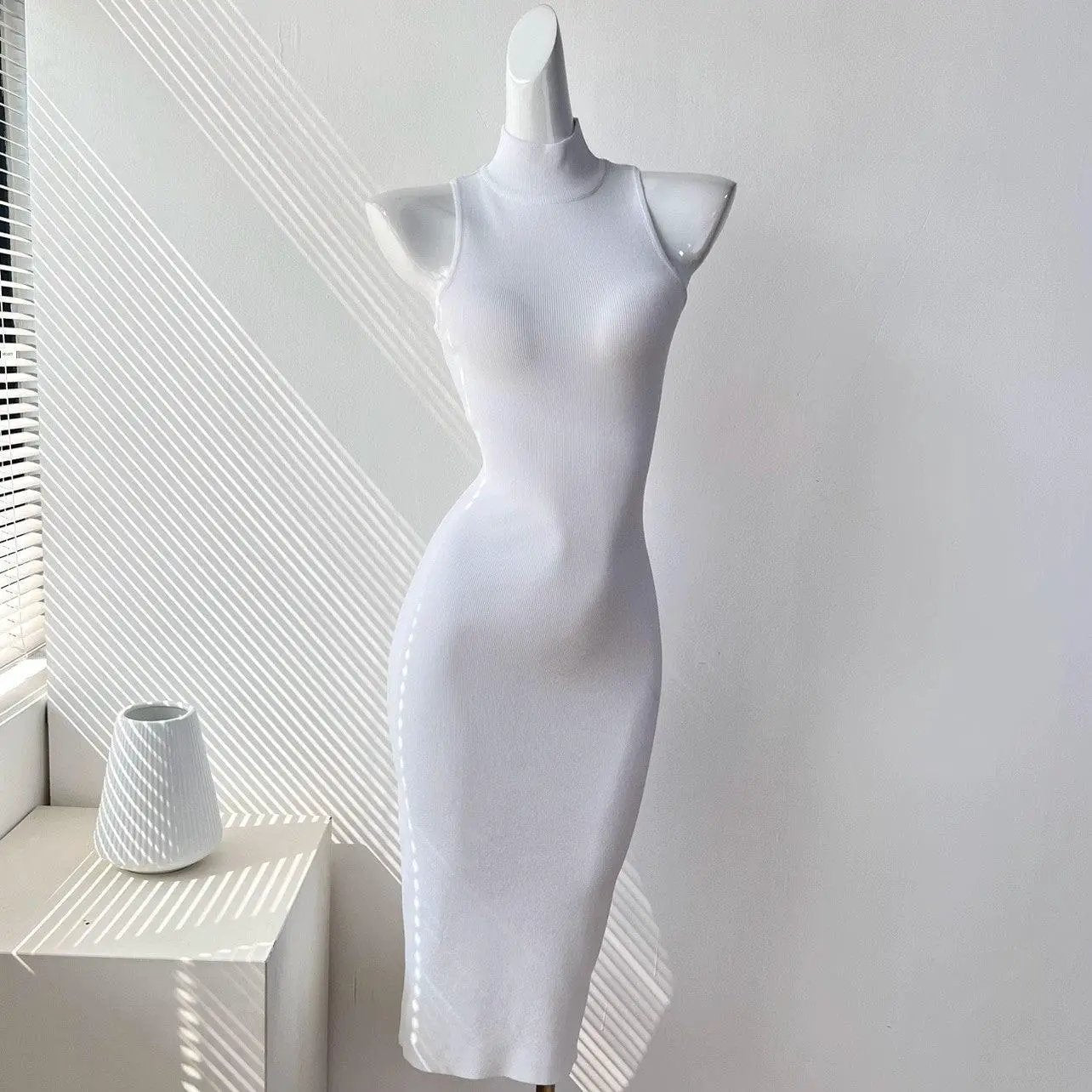 Elegant Retro Off Shoulder Dress Stylish Versatile Statement