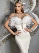 Elegant Rhinestone Bandage Gown for Sparkling Luxury