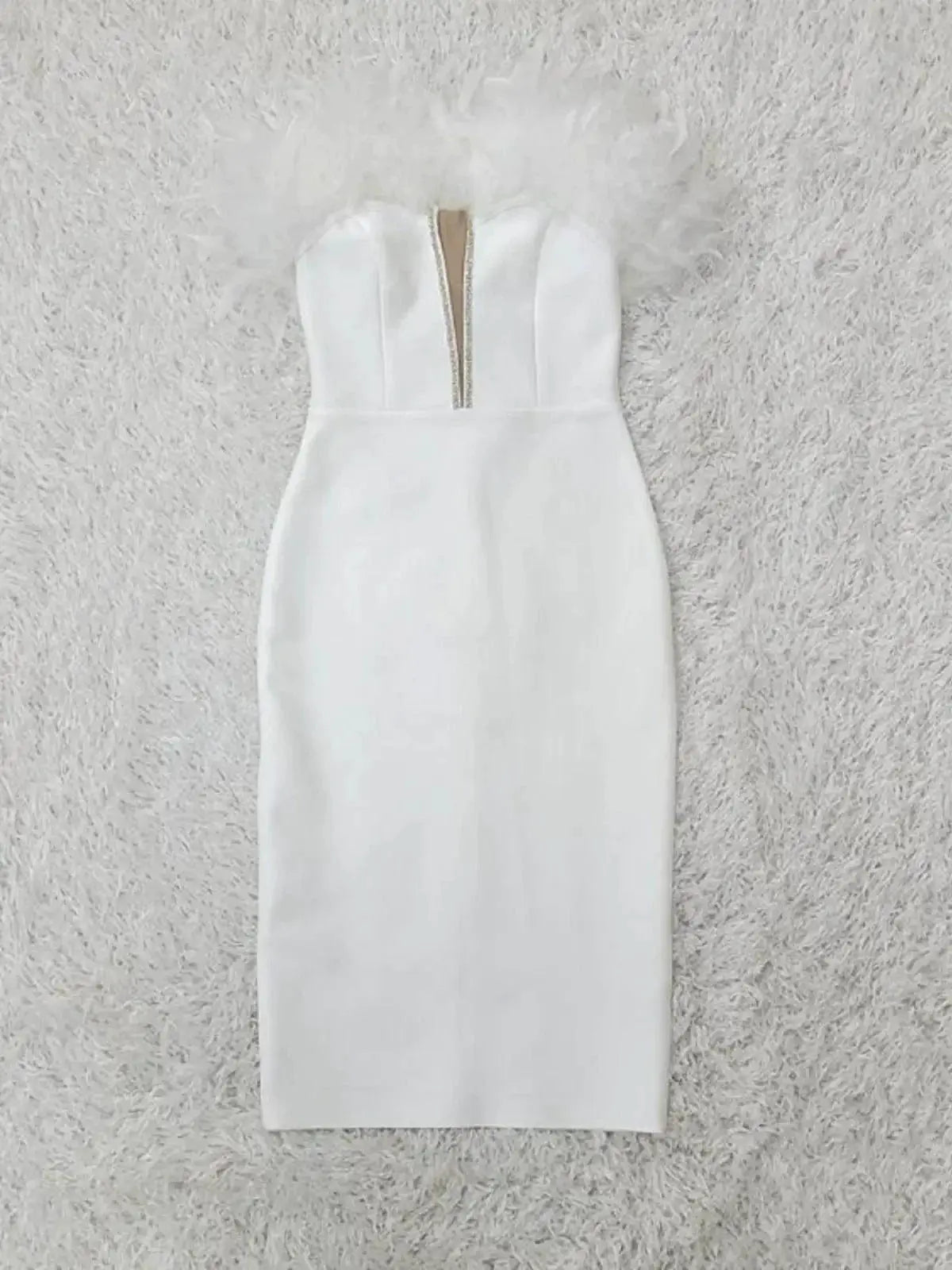 Elegant Rhinestone Bandage Gown for Sparkling Luxury