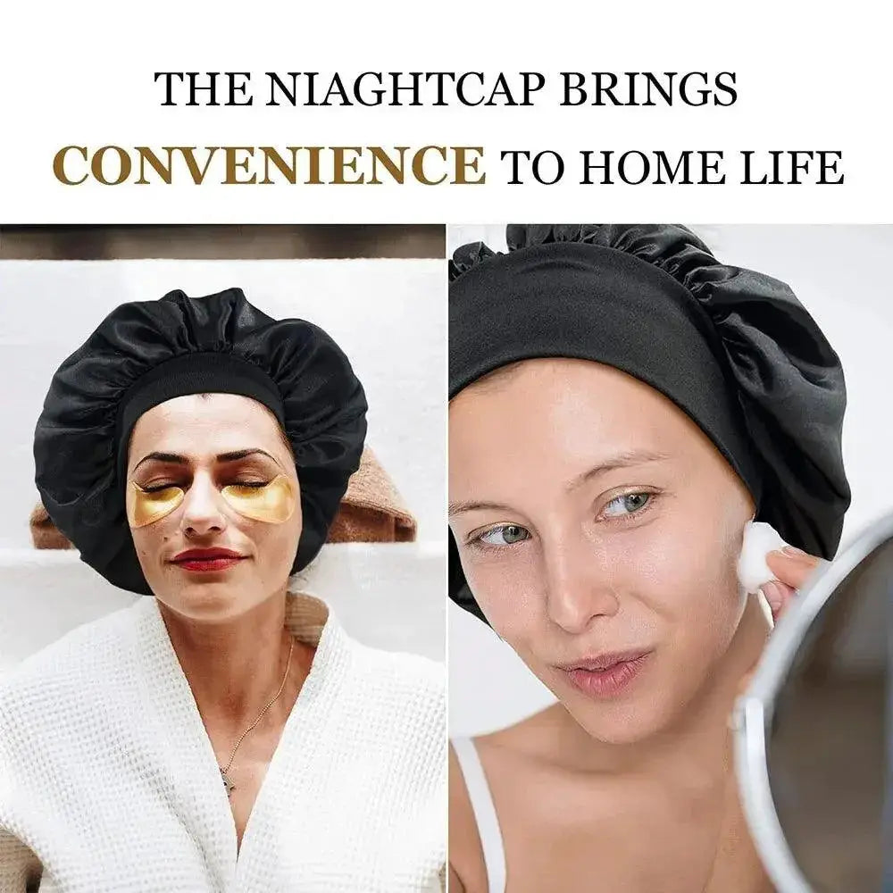 Elegant Satin Hair Care Cap Premium Night Bonnet For Women