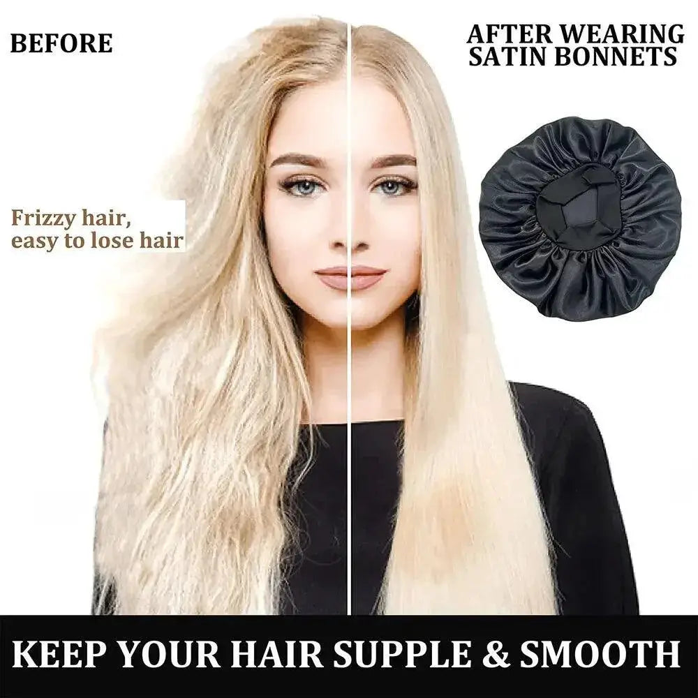 Elegant Satin Hair Care Cap Premium Night Bonnet For Women