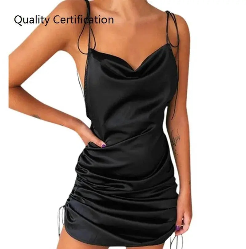 Elegant Sleeveless Pencil Dress Chic Ladies Summer Outfit