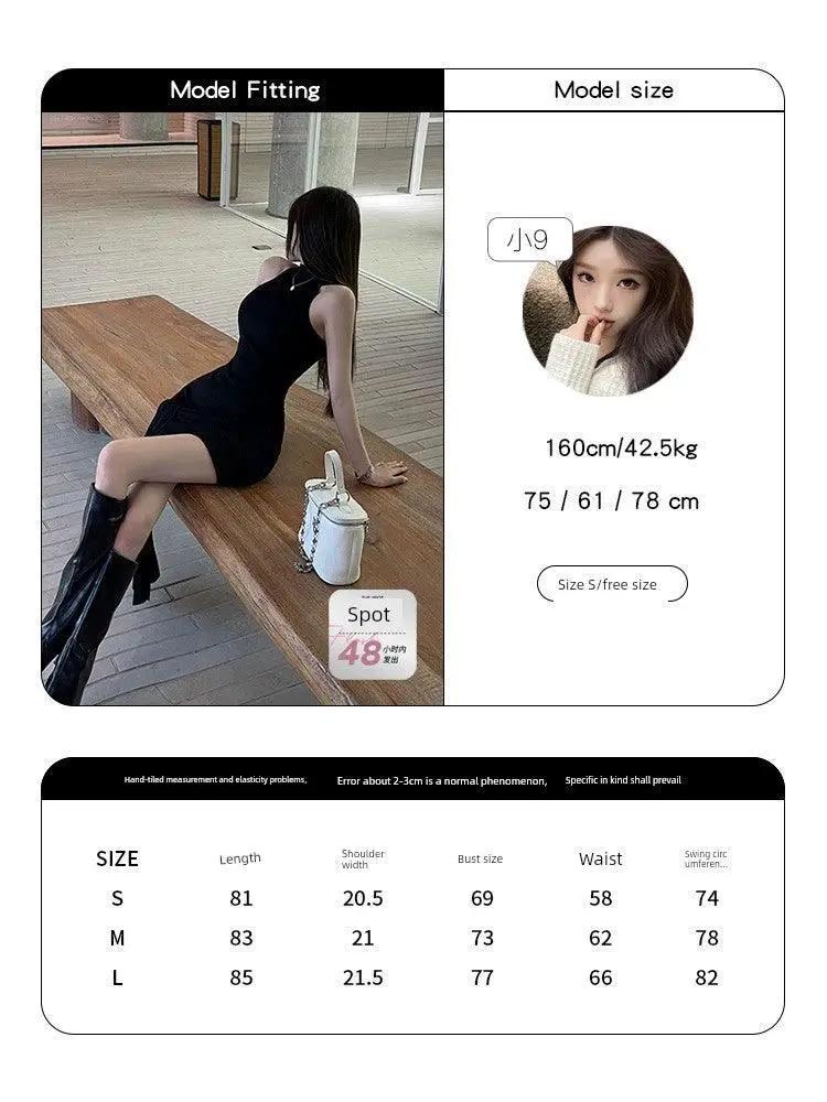 Elegant Sleeveless Slim Fit Knitwear For Womens Meetings
