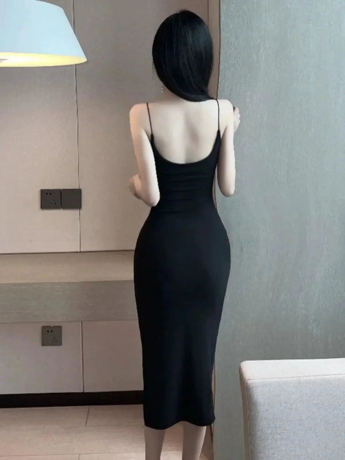 Elegant Spaghetti Strap Dress Effortless Sophistication