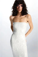 Elegant Sequin Backless Evening Gown Glamorous Dress