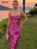 Elegant Sequin Backless Evening Gown Glamorous Dress