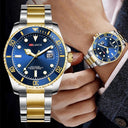Elegant Stainless Steel Waterproof Mens Watch Luxury Timepiece