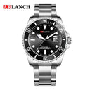 Elegant Stainless Steel Waterproof Mens Watch Luxury Timepiece