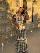 Flattering Dress for Women Office Wear