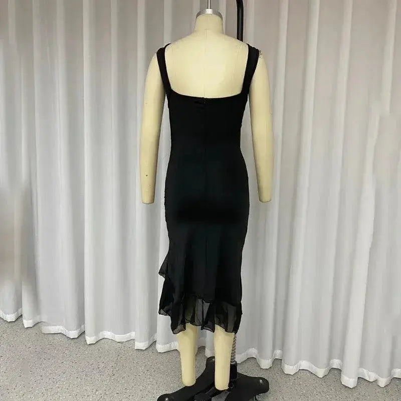 Elegant Summer Maxi Dress Backless Party Wear Fashion