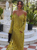 Flattering Mesh Dress for Women Clubwear