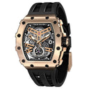 Elegant TSAR BOMBA Men's Waterproof Automatic Skeleton Watch