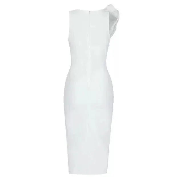 Elegant V Neck Dress Redefining Elegance Chic Split Strap